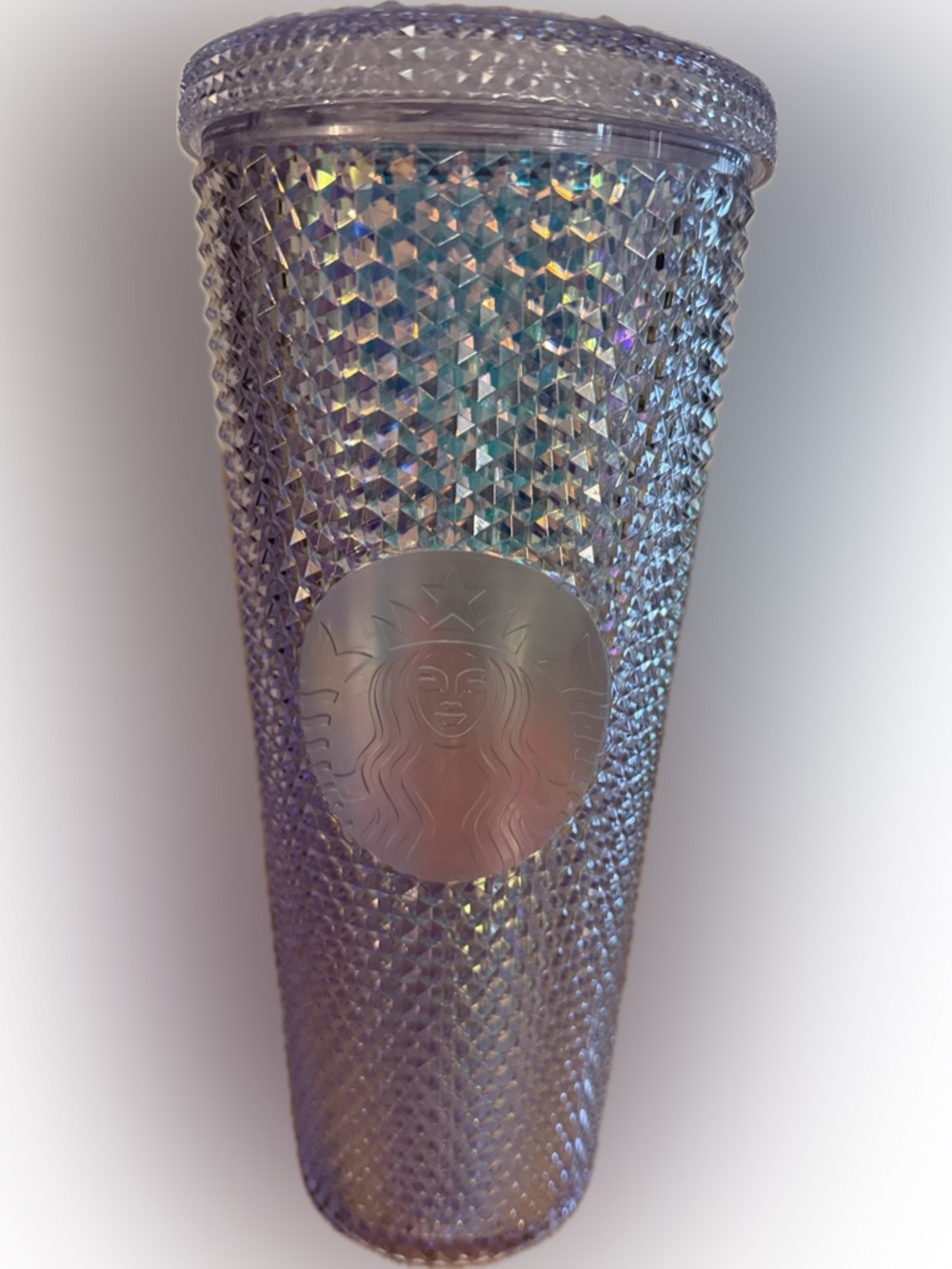 Starbucks clear textured acrylic tumbler